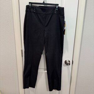 Women's JM Collection Slim Leg Grey Slacks
